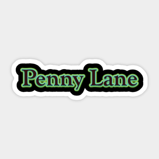 Penny Lane (The Beatles) Sticker